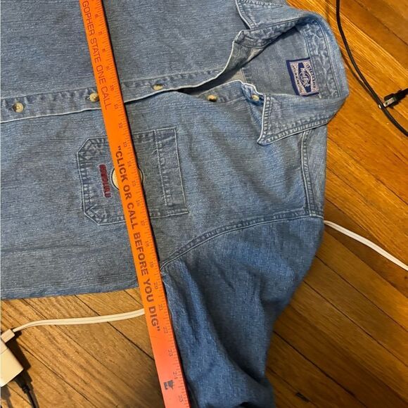 Vintage Hard Rock Cafe Denim Button Up Shirt - Picture 6 of 7